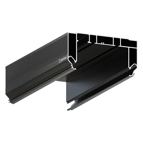 Profil CURTINA X405, Schwarz matt, Hauptansicht